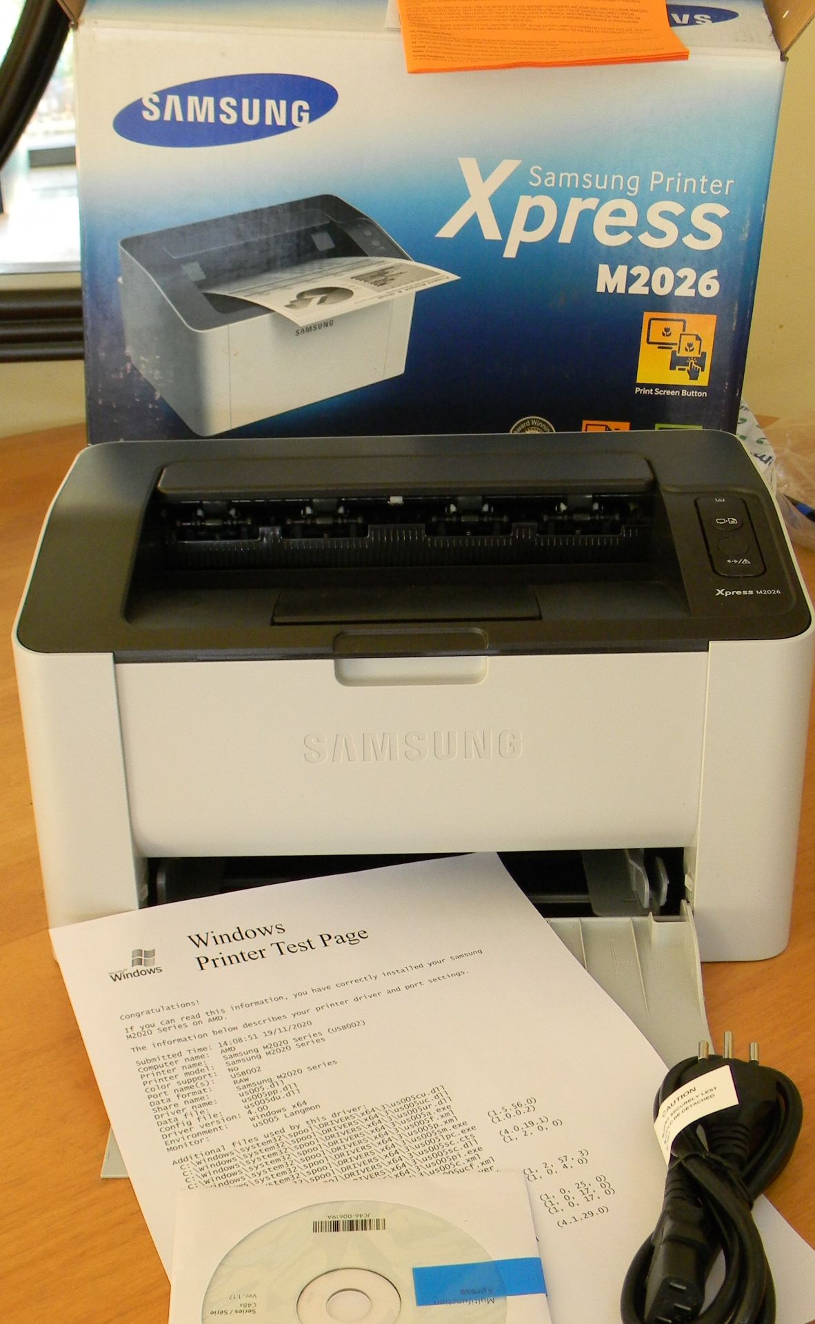 Samsung Xpress M2026 Mono Laser Printer (Like New)