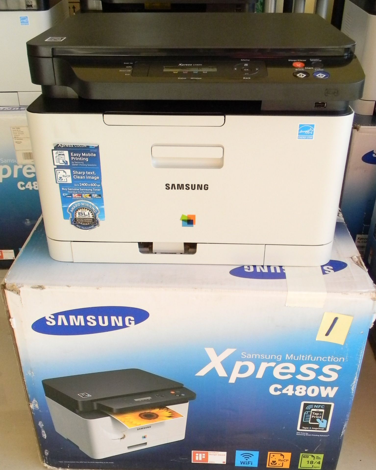 Samsung Xpress C480W Colour Laser Multifunctional Printer (Like New)