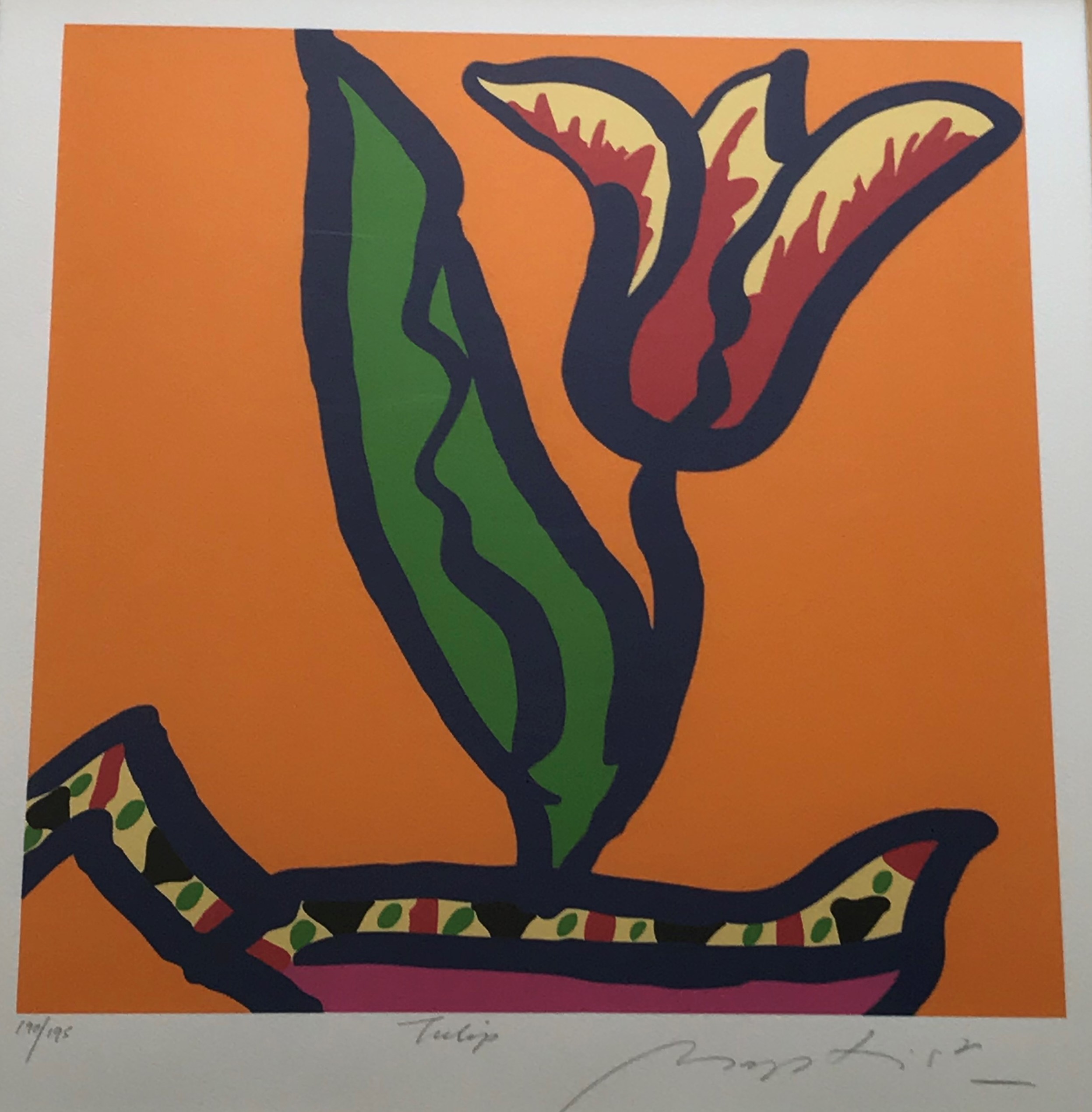 Tulip Gerry Baptist Limited Edition Print Signed numbered and titled