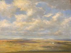John Murray Thomson 1885-1974 R.S.A, R.S.W, P.S.S.A oil on canvas highland croft