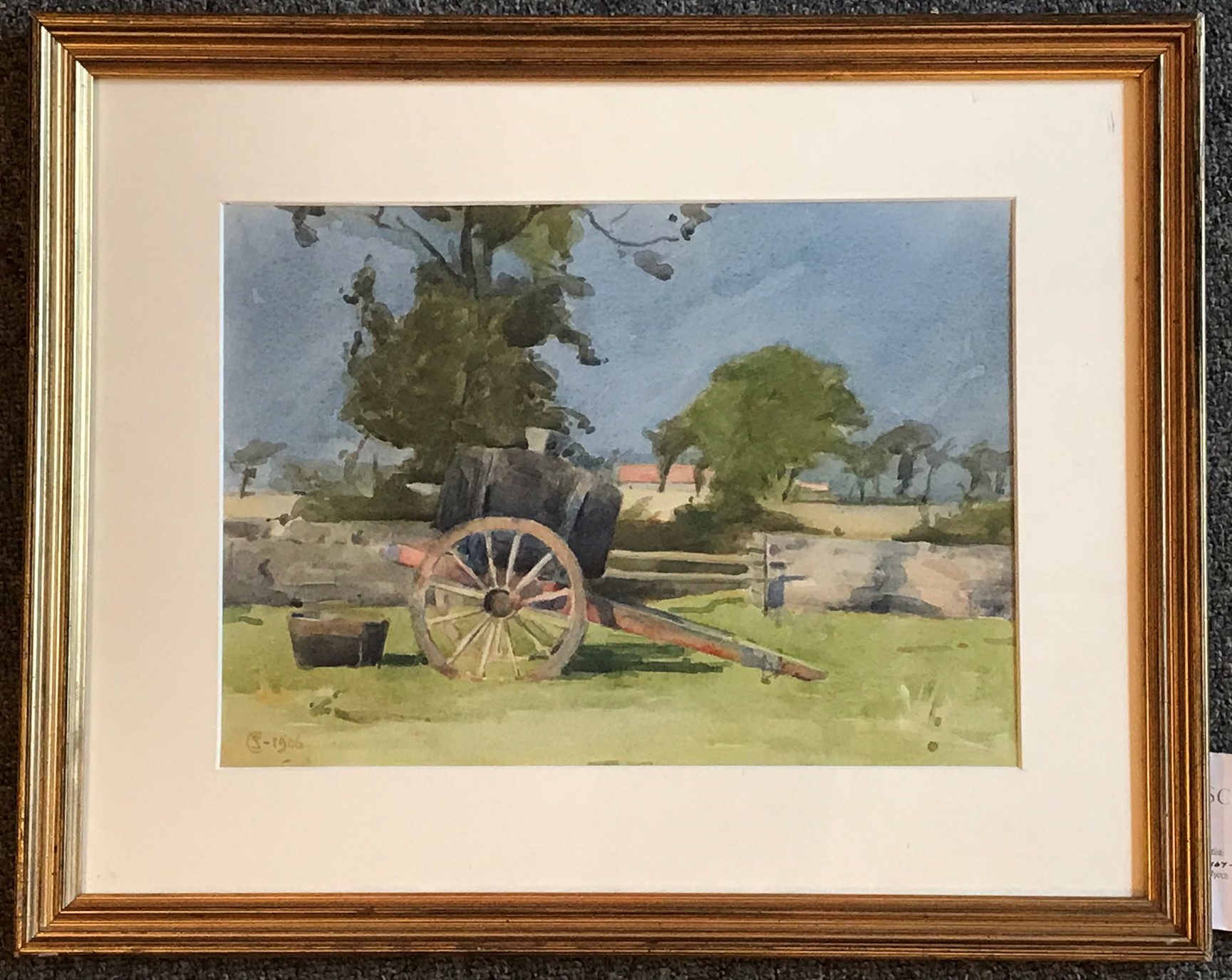 Stuart Carmichael 1867-1950 The cider Cart - Image 2 of 3