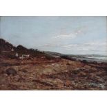 Ducks on a Foreshore original oil painting by Scottish artist Michael James Brown 1853-1947