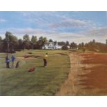 Signed artist proof The Belfry 18th golf course by Scottish artist Peter Munro