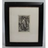 Original Etching By Henry Stacy Marks R.A (1829-1898)
