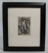 Original Etching By Henry Stacy Marks R.A (1829-1898)