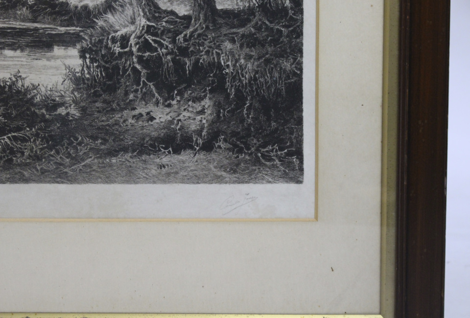 Large Landscape Print Set in Gilt Frame - Image 3 of 5