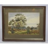 Edwardian English Landscape Watercolour