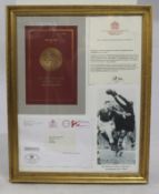 Framed Bert Williams OBE Tribute