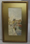 Edwardian Venetian Watercolour 1905