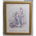"The Tale of Peter Rabbit" Beatrix Potter Print Framed