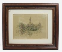 The University Glasgow Small Signed Picture