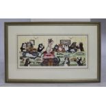 "The Stag Party" Limited Edition Print Linda Jane Smith