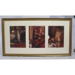 Father Christmas Triptych Print by Christian Birmingham