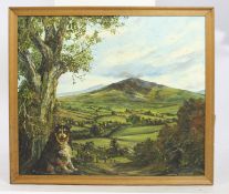 Impasto Border Collie Painting Oil on Board Maxwell-Barker