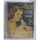 Vintage Lyon Coco Snow Framed Print