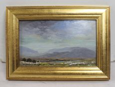 Irish Landscape by Michael F.Downes Oil on Board