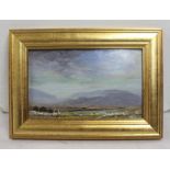 Irish Landscape by Michael F.Downes Oil on Board