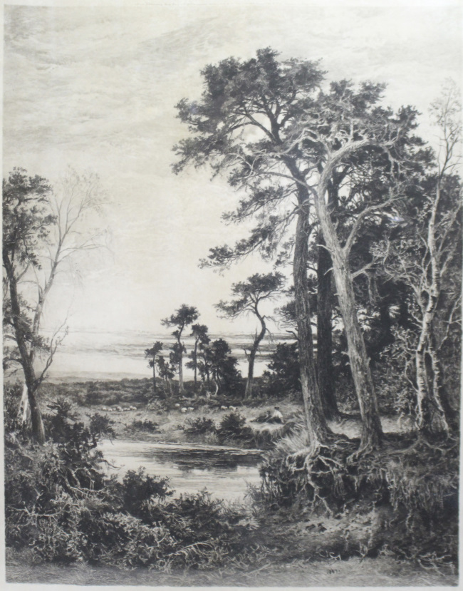 Large Landscape Print Set in Gilt Frame - Image 2 of 5