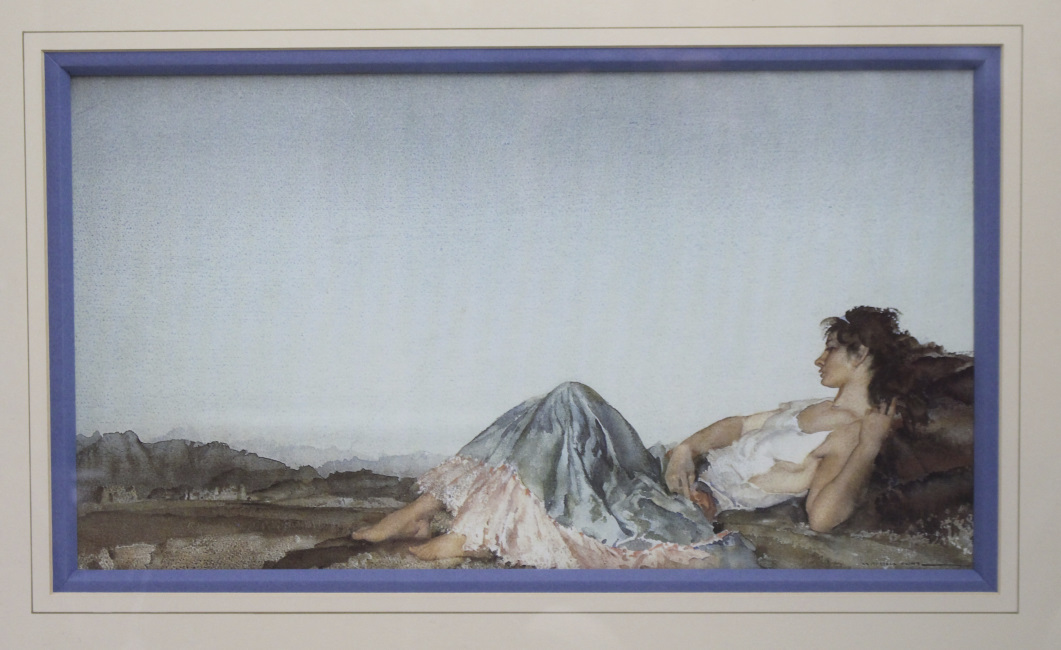 Sir William Russell Flint Print Framed - Image 2 of 3