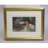 William Russell Flint Print Set in Gilt Frame