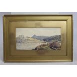 Watercolour Landscape Set in Gilt Frame