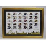 London 2012 Stamps Framed