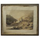 Georgian Iron Works Colebrook Dale Etching Robert Bowyer 1805