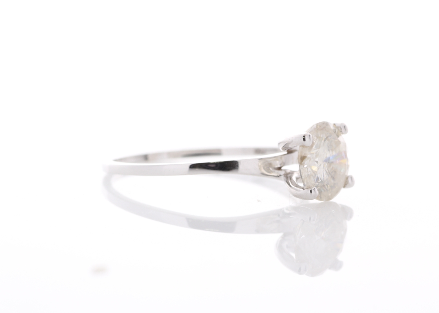 18ct White Gold Rex Set Diamond Ring 1.19 Carats - Image 4 of 5