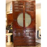 Solid Rosewood Hand Carved Cabinet