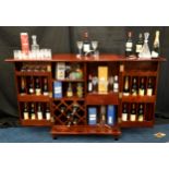 Stunning Solid Rosewood Handmade Cocktail Cabinet/Bar