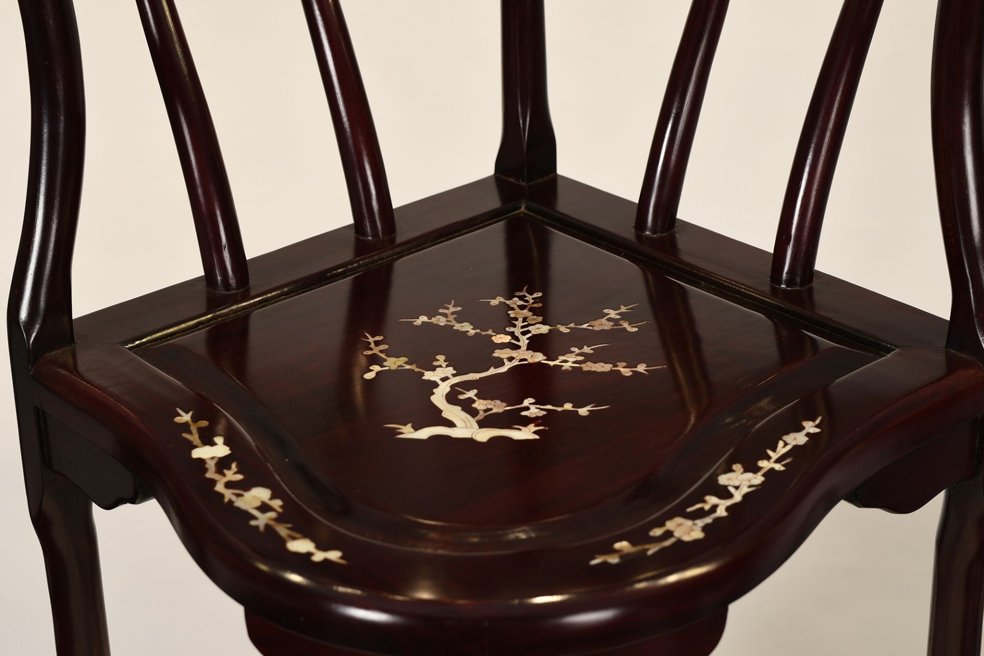 Mother Of Pearl Inlaid Chair - Image 3 of 6