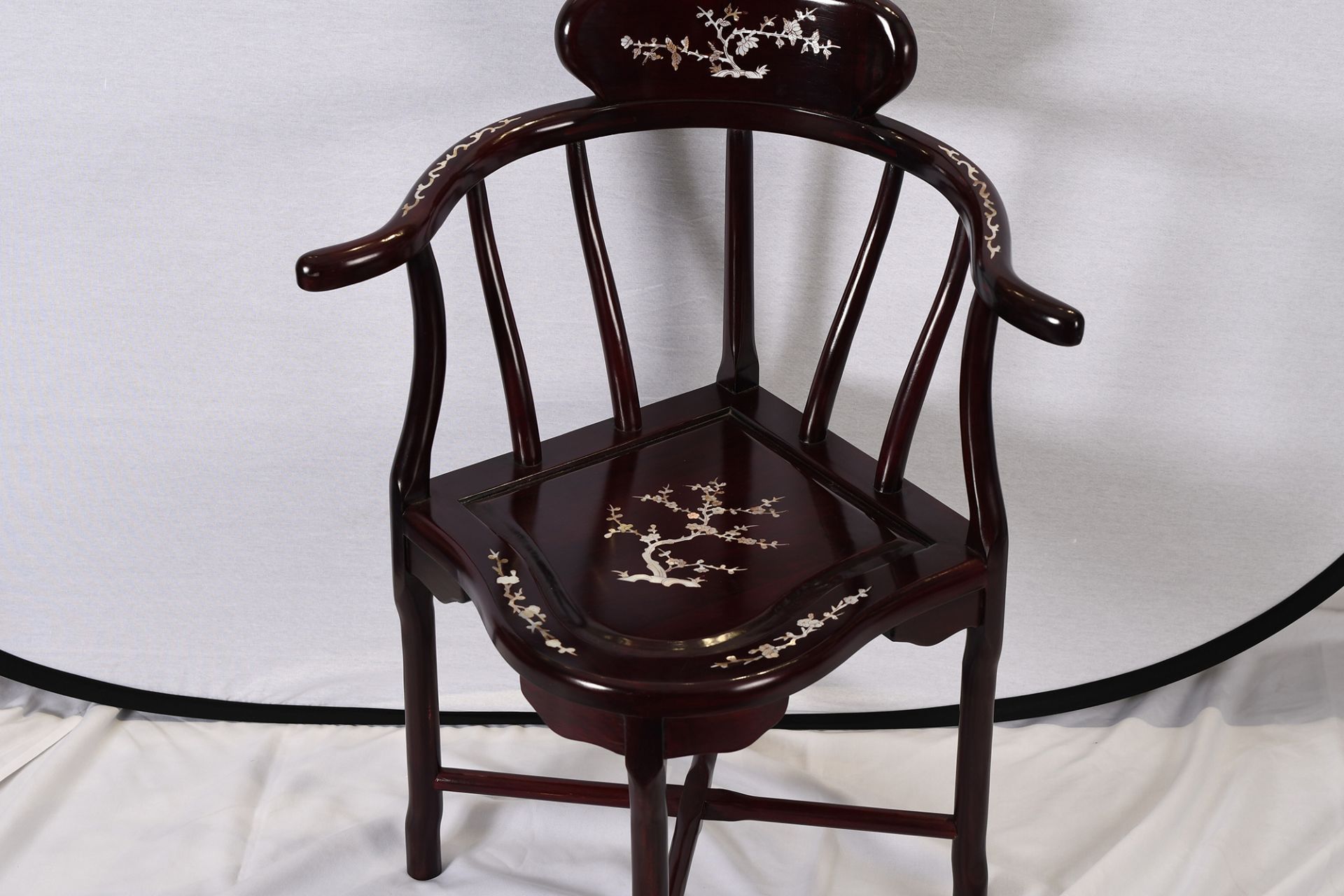 Mother Of Pearl Inlaid Chair - Image 5 of 6