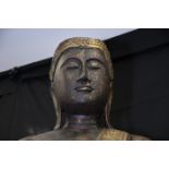 9ft Hand Carved Wooden Thai Goddess