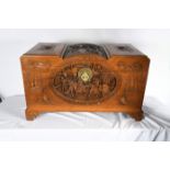 Oriental Hand Carved Chest