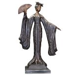 Bronze Geisha Lady