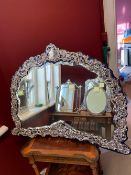Silver Mirror, Henry Matthews, Birmingham 1896 Silver Mirror