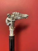 Walking stick, Silver , Harrison Brothers and Howweon - George Howsopn, Sheffield