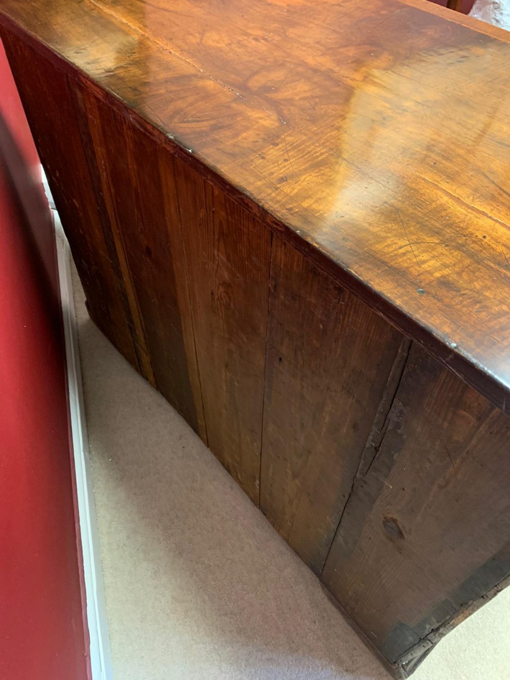 Kneehole desk, circa 1720 - Image 5 of 9