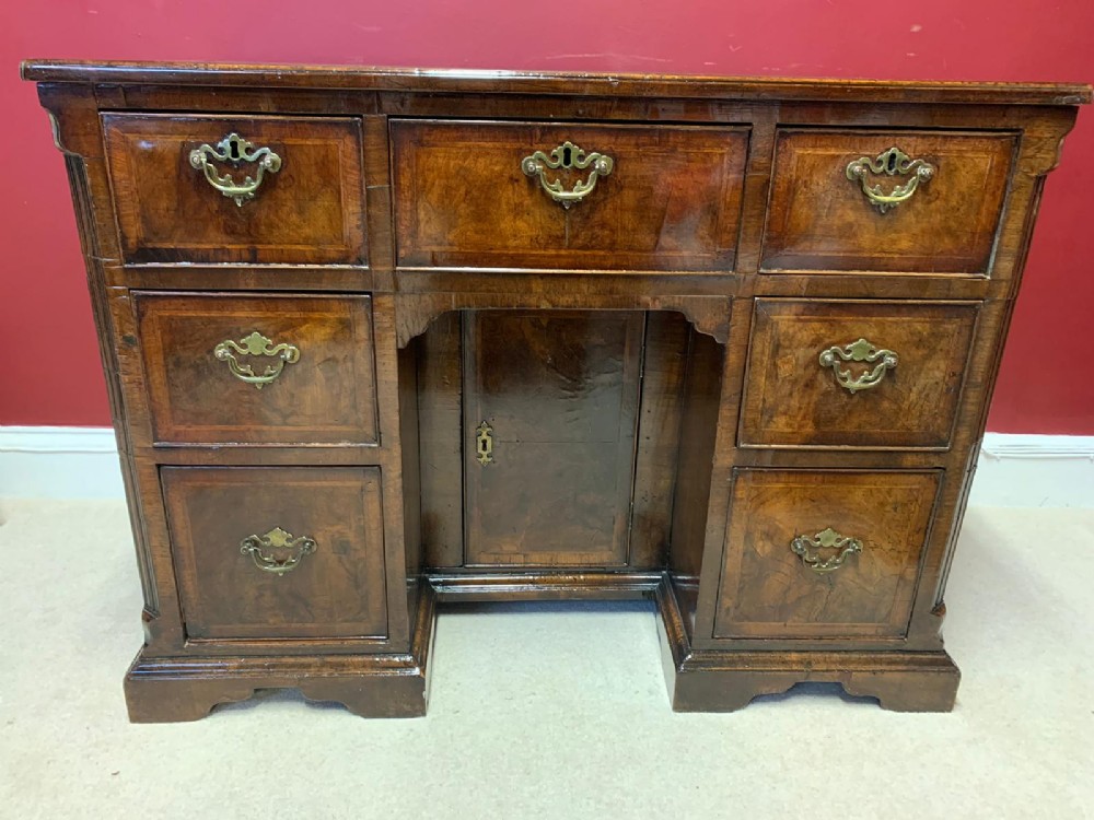 Kneehole desk, circa 1720