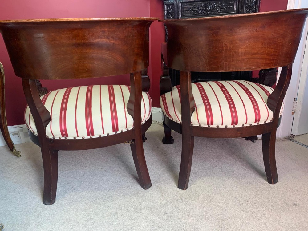 Pair of Mahogany Chairs, 19th-Century - Image 2 of 4