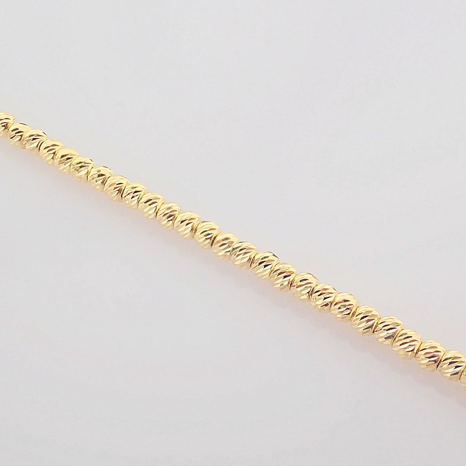 20 cm (7.9 in) Italian Beat Dorica Bracelet. In 14K Yellow Gold - Image 3 of 8