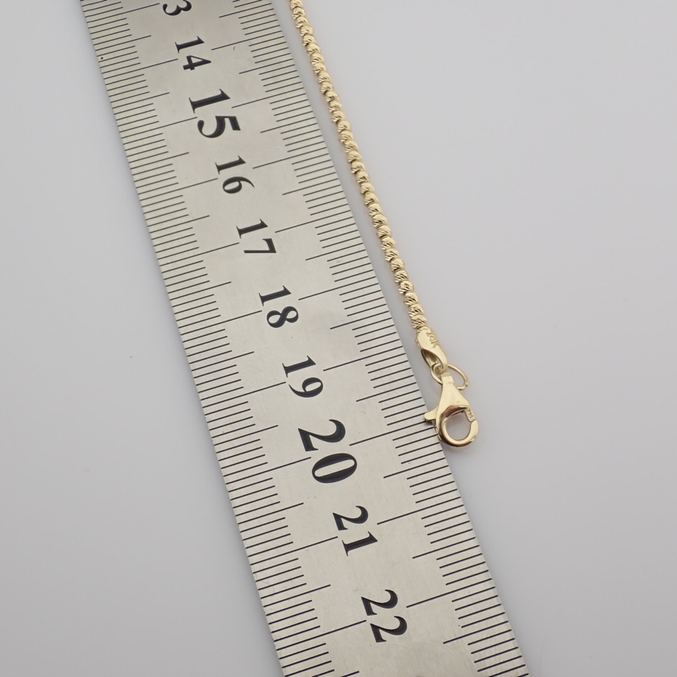 20 cm (7.9 in) Italian Beat Dorica Bracelet. In 14K Yellow Gold - Image 8 of 8