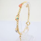 19.5 cm (7.7 in) Bracelet. In 14K Yellow Gold