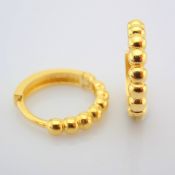 14K Yellow Gold Earring