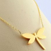 44 cm (17.3 in) Pendant. In 14K Yellow Gold