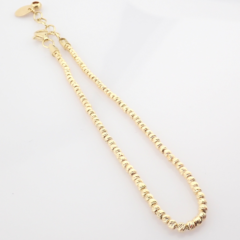 20 cm (7.9 in) Italian Beat Dorica Bracelet. In 14K Yellow Gold - Image 6 of 8