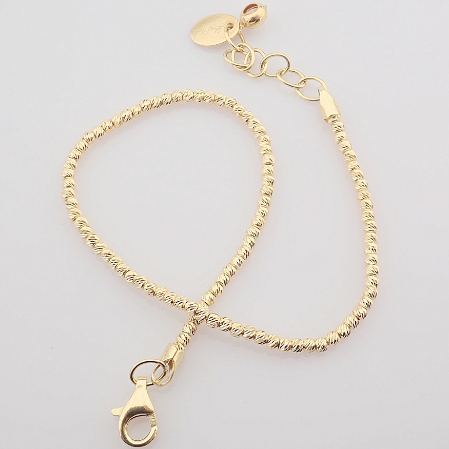 20 cm (7.9 in) Italian Beat Dorica Bracelet. In 14K Yellow Gold - Image 5 of 8