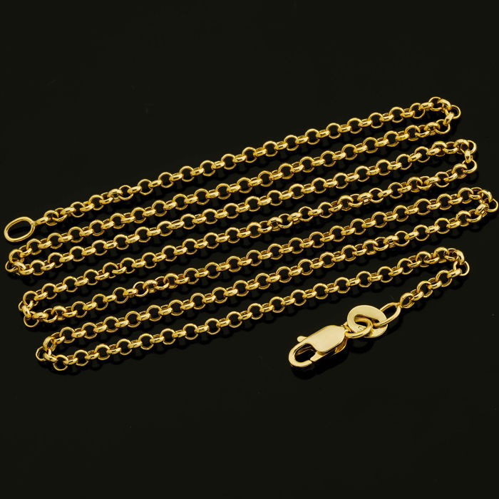 50 cm (19.7 in) Rolo Chain Necklace. In 14K Yellow Gold - Image 4 of 7