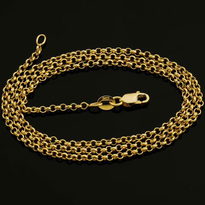 50 cm (19.7 in) Rolo Chain Necklace. In 14K Yellow Gold - Image 5 of 7