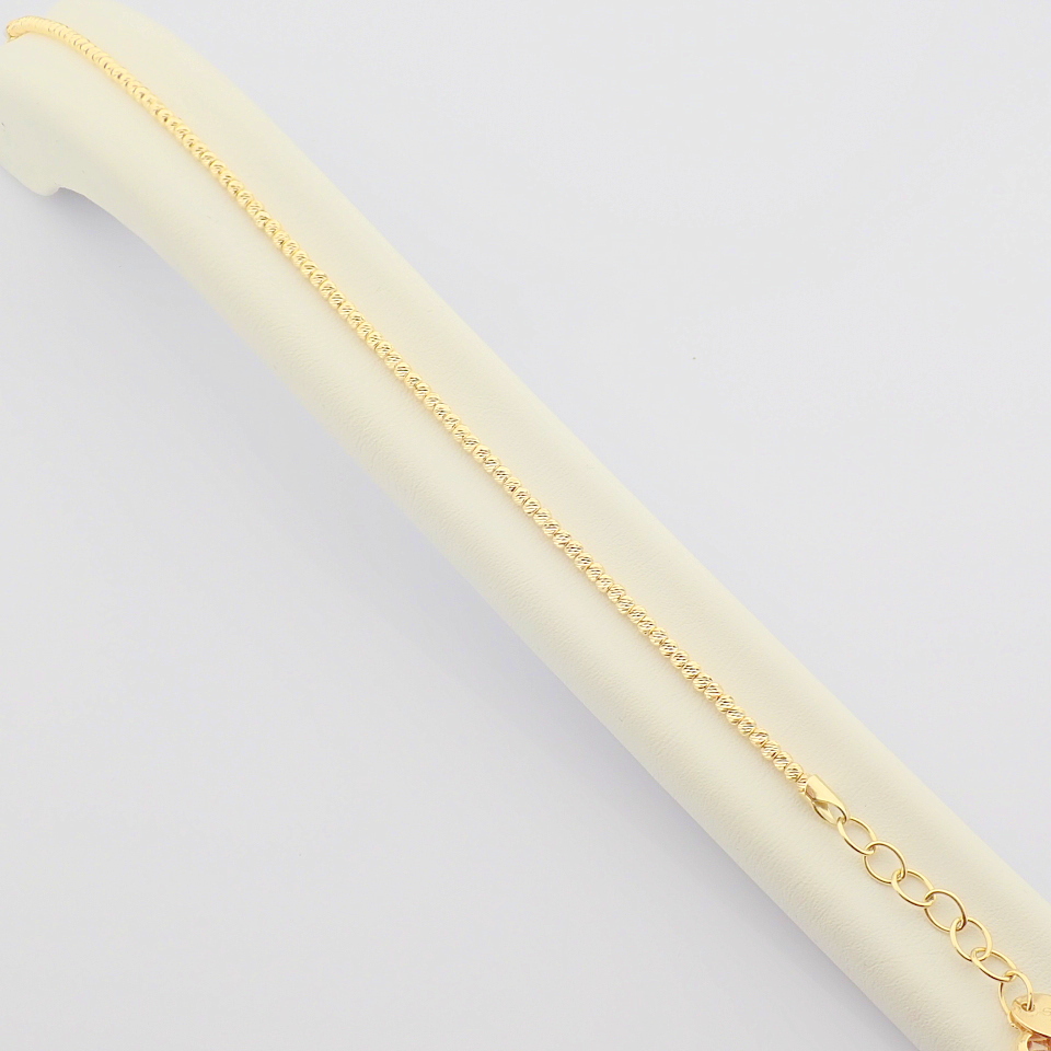 20 cm (7.9 in) Italian Beat Dorica Bracelet. In 14K Yellow Gold - Image 4 of 8